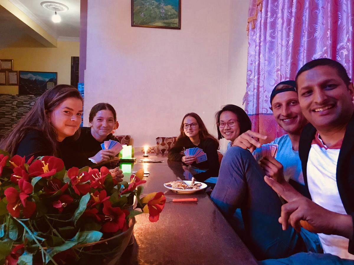 Aroma Tourist Hostel Покхара Екстер'єр фото